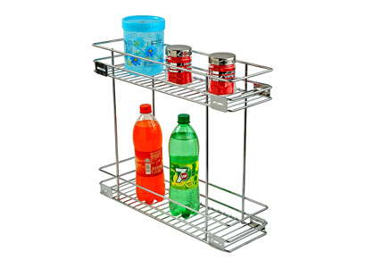 Wire Double Pullout Basket