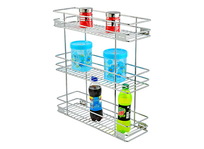 Wire Triple Pullout Basket